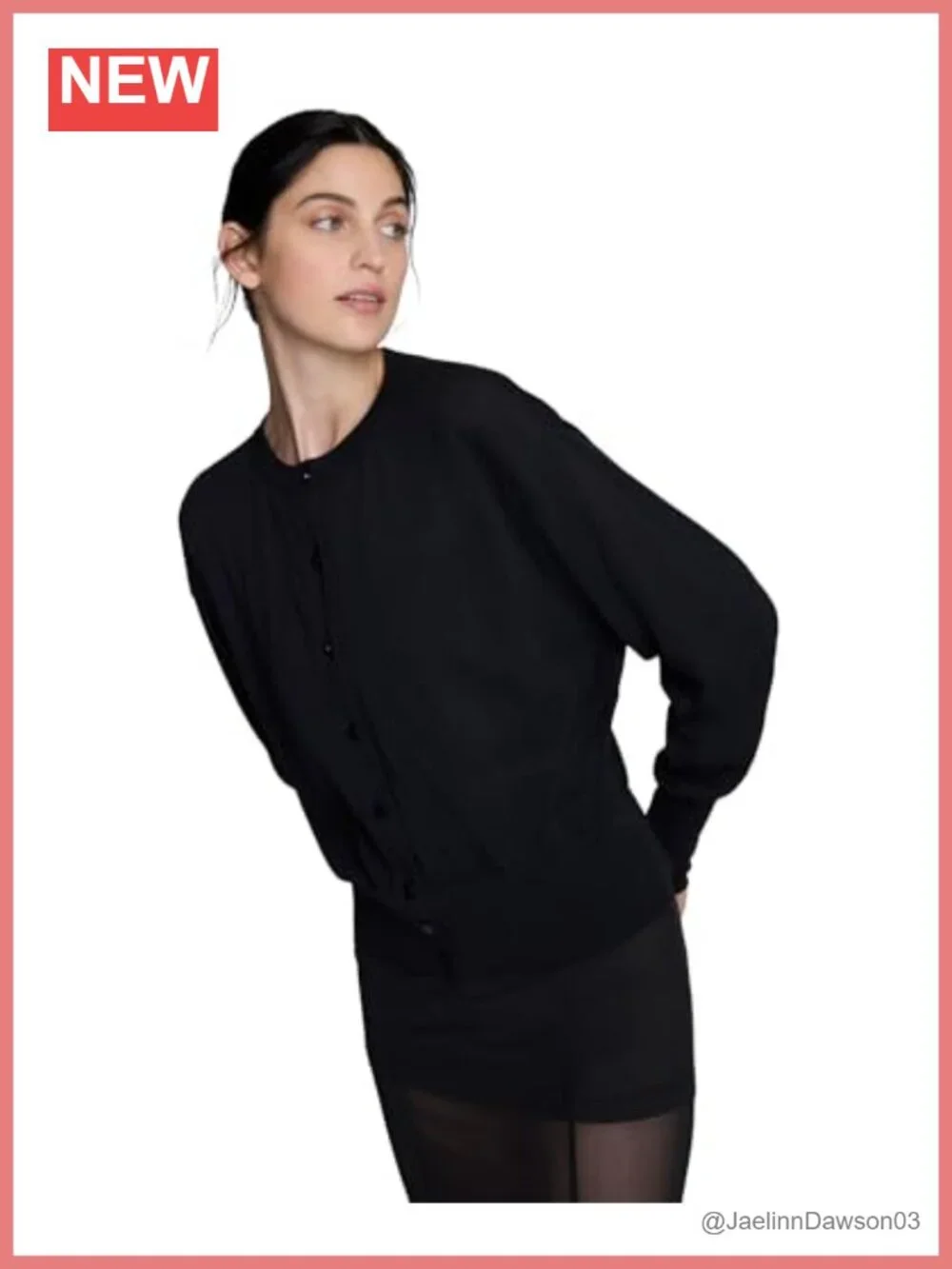 Long Sleeve Button Front Cardigan Sweater Semi Sheer Slim Fit